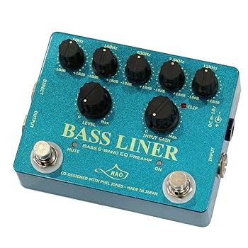 ベース HAO BASS LINER BASS 5-BAND EQ PREAMP Amazon | HAO BASS LINER ベースプリアンプ (ハオ) | ベース